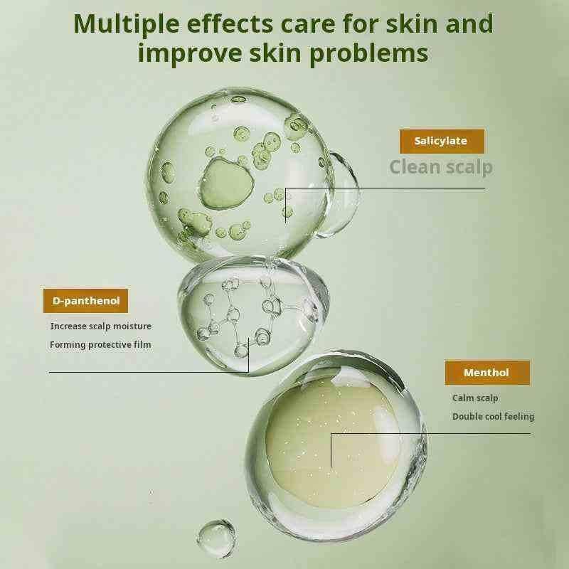 vivelab Scalp Care Serum with salicylate, D-panthenol, and menthol for scalp moisture and soothing care