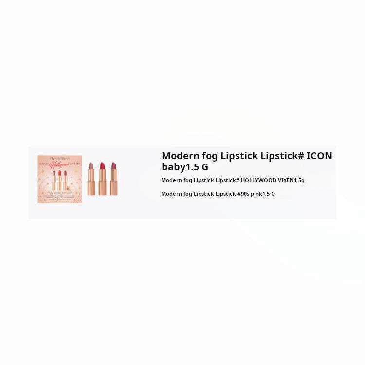 CT Modern Mist Lipstick Lipstick Makeup Set Easy to Apply Natural Complexion 1.5g*3