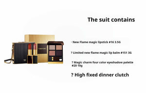 TF Qixi Limited Lipstick + Eyeshadow + Handbag.