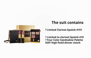 TF Qixi Limited Lipstick + Eyeshadow + Handbag.