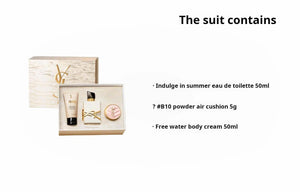 YSL Saint Laurent Summer Delight Fragrance Set - Limited Edition Floral Eau de Toilette (EDT) 50ml (Mandarin Orange Blossom) + 5g Pink Leather Sample + 50ml Body Lotion