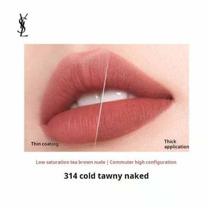 YSL Saint Laurent Limited Edition Gold Bar Gift Set with Two Lipsticks (Matte Natural Color) 2.2g*2 A perfect birthday or New Year's gift for your girlfriend.