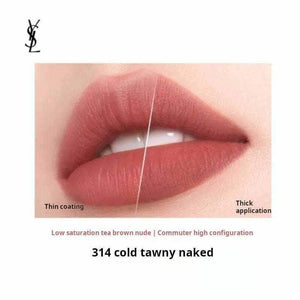 YSL Saint Laurent Limited Edition Gold Bar Gift Set with Two Lipsticks (Matte Natural Color) 2.2g*2 A perfect birthday or New Year's gift for your girlfriend.