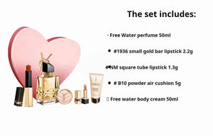 YSL Libre Luxury Perfume and Makeup Heart-Shaped Beauty Gift Set.
