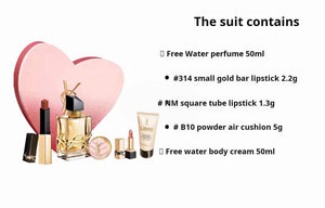 YSL Libre Luxury Perfume and Makeup Heart-Shaped Beauty Gift Set.