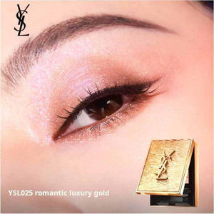 YSL Saint Laurent Limited Edition Quad Eyeshadow Palette Gift Set - Easy to apply, gives a healthy complexion, and doesn't flake. A birthday or New Year's gift for your girlfriend.