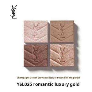 YSL Saint Laurent Limited Edition Quad Eyeshadow Palette Gift Set - Easy to apply, gives a healthy complexion, and doesn't flake. A birthday or New Year's gift for your girlfriend.