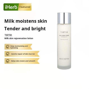 TIRTIR Milk Rejuvenation Toner bottle with milky hydrating formula and natural ingredients for deep moisture and skin barrier repair
