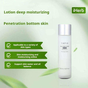TIRTIR Milk Rejuvenation Toner is highly moisturizing, moisturizing, soothing, gentle and non-irritating, creating a dewy skin care.