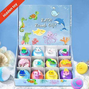 Colorful crystal bath salt ball sets for children, featuring fizzing spheres with hidden zodiac toys, perfect as the best bath toys for fun and gentle care.