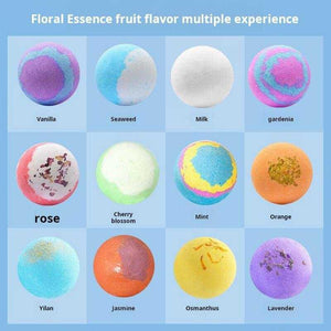 Colorful crystal bath salt balls with hidden zodiac toys, the best bath toys for kids.