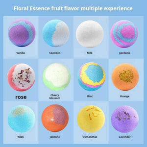 Colorful crystal bath salt balls with hidden zodiac toys, the best bath toys for kids.