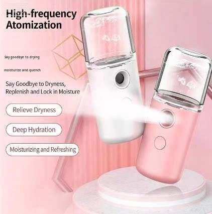 Nano Facial Mister - Portable Deep Hydrating Skin Sprayer.
