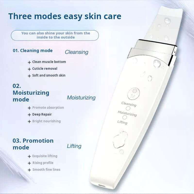 BeautiPro Peel Scraper Pore Cleansing, Ultrasonic Cleansing, Blackhead Removal, Import, Export Peel Knife