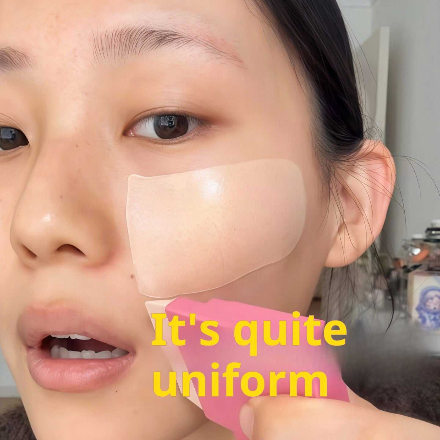 Brush without bristles! Easily get a clear and compliant base Silicone foundation brush 2025 new beauty tool.