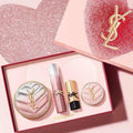 YSL Saint Laurent Limited Edition Pink Cushion Lipstick Gift Set, 2026 Valentine's Day Collection, Easy-to-Apply, Long-Lasting, Moisturizing, New Year's Birthday Gift for Girlfriend