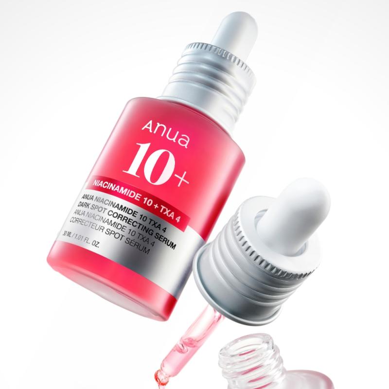 سيروم انوا Anua Niacinamide 10% TXA 4% بعبوتين مع القطارة والغطاء