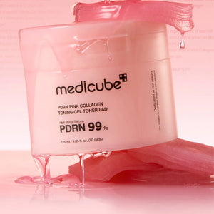 Medidube Pink Dual Soothing Skincare Set Moisturizing and Moisturizing, 70 tablets + 10 tubes per box