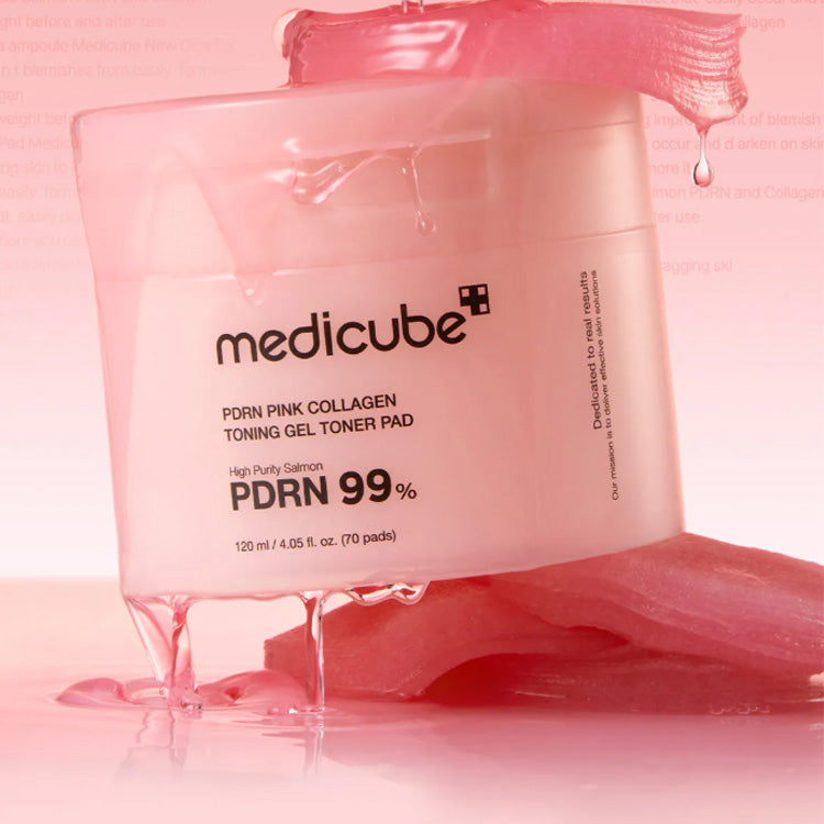 Medidube Pink Dual Soothing Skincare Set Moisturizing and Moisturizing, 70 tablets + 10 tubes per box