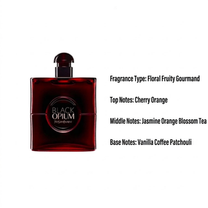 قارورة العطر مع وصف المكونات
