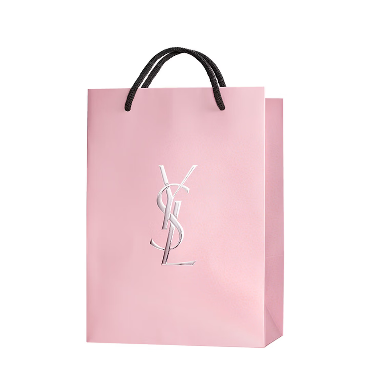 مجموعة مكياج YSL في حقيبة تسوق وردية
