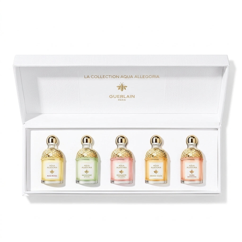صورة مواصفات مجموعة عطور غيرلان Aqua Allegoria من 5 قطع
