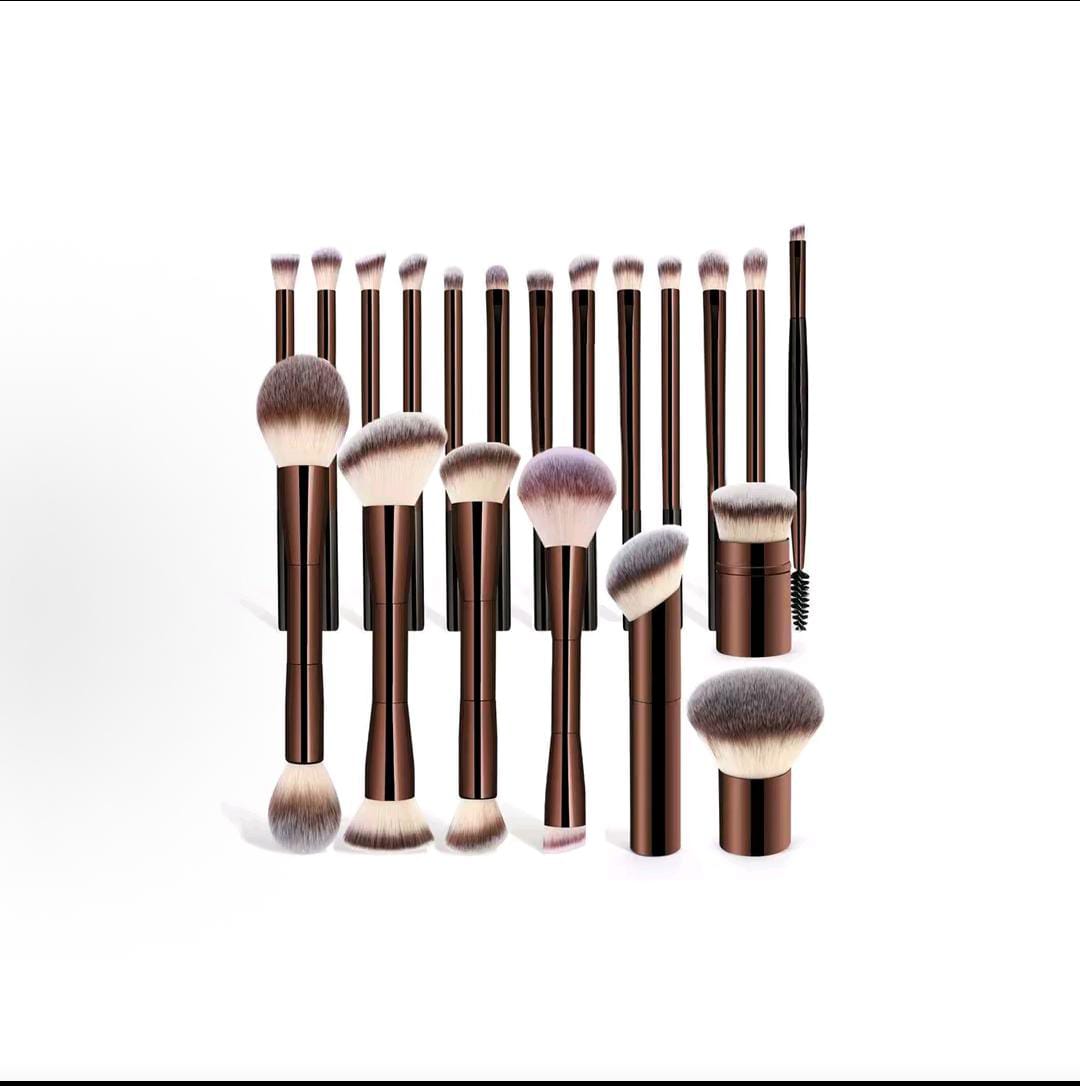Yi Silong 20 full aluminum coffee brown series makeup pack brush