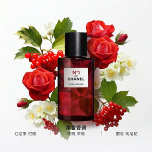 CHANEL No. 1 Red Water Perfume Fruity Floral Light Fragrance 100ml.