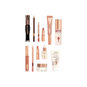 CT Charlotte Beauty Treasure Chest Makeup Set 2025 Christmas Collection Easy to Apply Pigment Twelve-Piece Set Birthday Gift Christmas Gift for Girlfriend