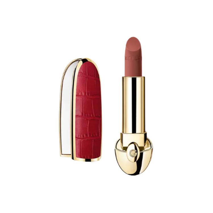 Guerlain Crimson Crocodile Pattern Gemstone Lipstick Lipstick Silky Creamy Matte Lightweight, Long-Lasting, Easy to Apply, Premium Look, 3.5g.