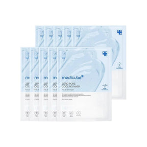 ماسك ميديكيوب Zero Pore Cooling Mask الورقي المبرد بعبوته الزرقاء الفاتحة