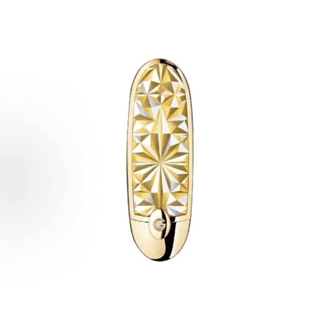 Guerlain Rouge G Customizable Lipstick Case - Luxurious Gold Design.