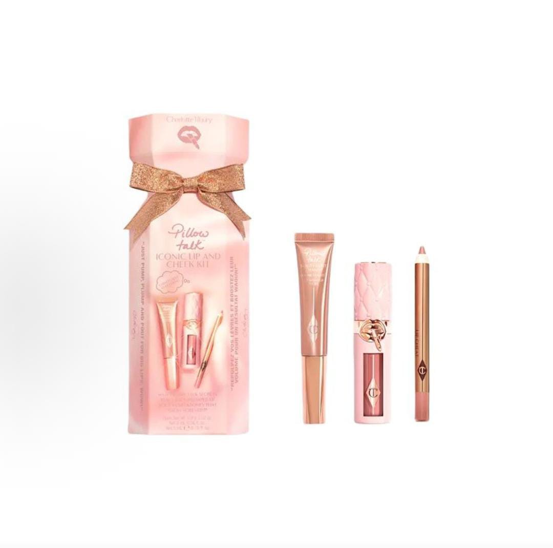 Charlotte Tilbury Pillow Talk Lip and Cheek Trio Makeup Gift Set