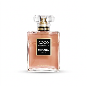عنق قارورة ماء العطر بحلقة ذهبية وغطاء شفاف مضلع