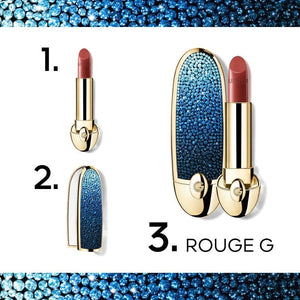 Guerlain Blue Star Lipstick Shell Portable