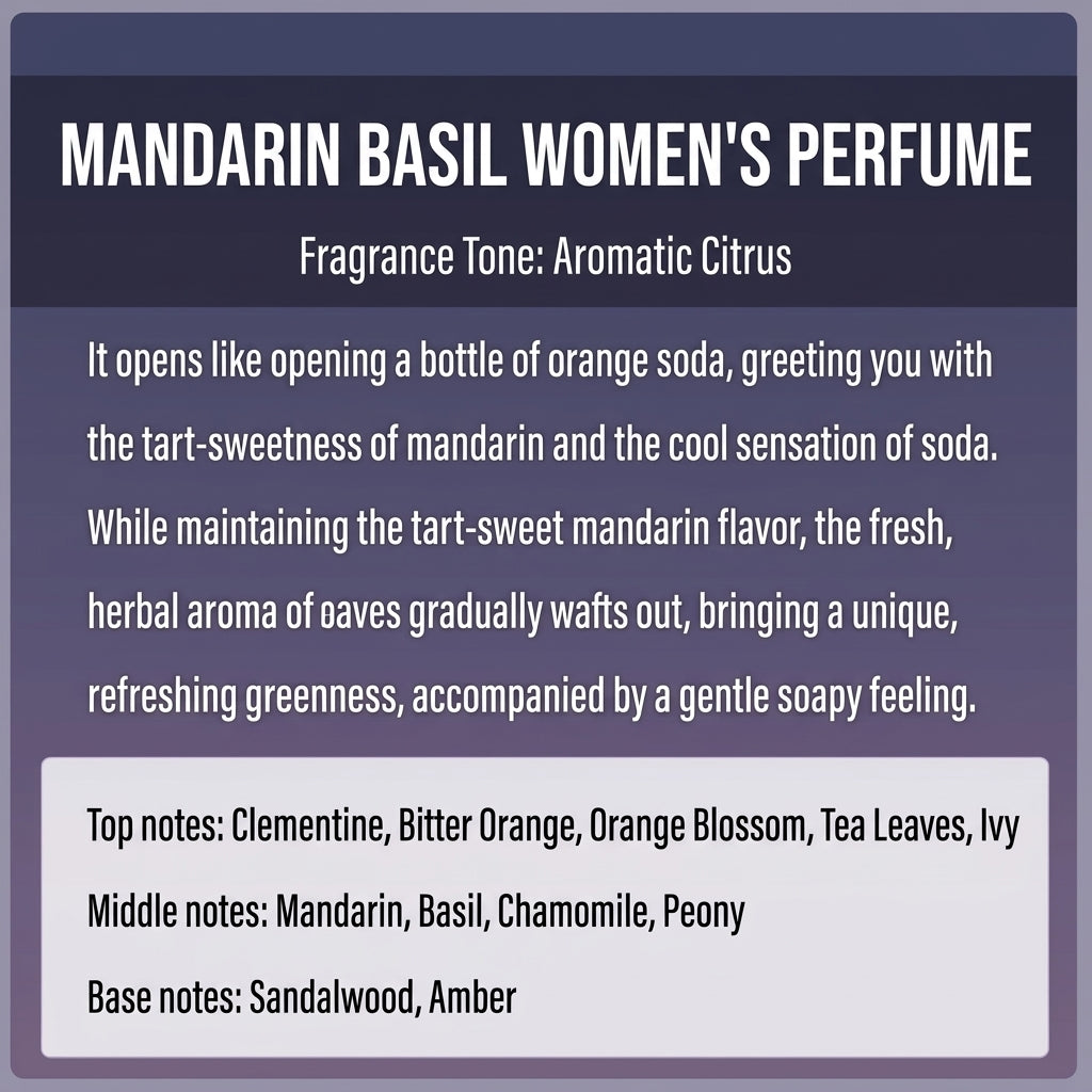 وصف نوتات عطر غيرلان Citrus Basil