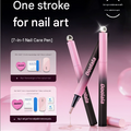Oooola Cat's Eye Nail Pen 7-in-1 Lazy Nail Polish Glue One-Step Glue 2026 New Spring Festival Cat's Eye Pencil