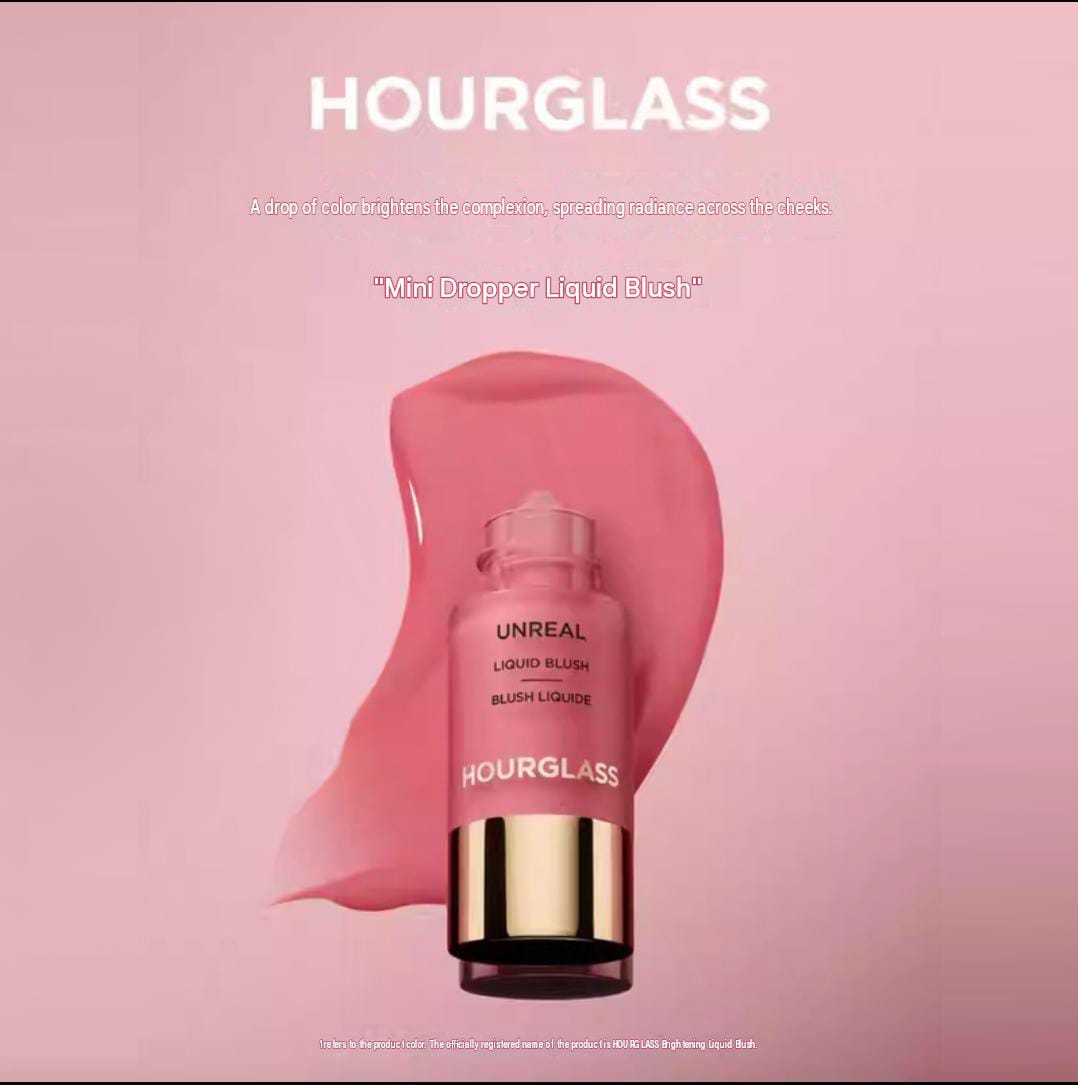 hourglass Small Dropper Liquid Blush Flatters Skin Tone, Moisturizes and Naturally Brightens Complexion, 10.3ml