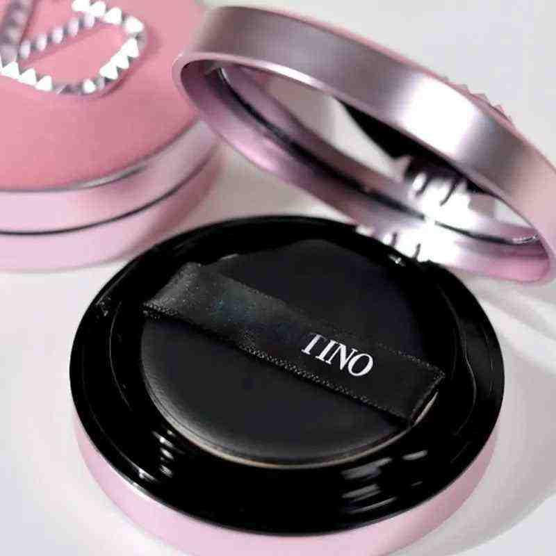 Valentino Beauty Limited Pink foundation cream compact with mirrored lid and applicator puff