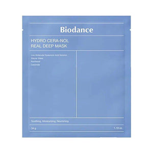Biodance Hydro Cera-Nol Real Deep Mask packaging on a white background