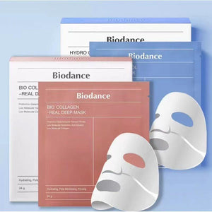Biodance Real Deep Mask Collection - Hydrating & Radiance Sheet Masks.