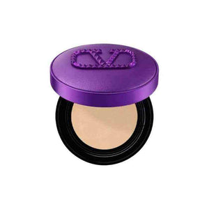 فالنتينو Valentino Beauty compact foundation cream in purple case for smooth, natural coverage and radiant skin