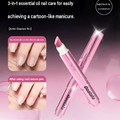 Ooolala 3-in-1 Serum Pen Moisturizing Nail Skin Removal Fingernail Tool Nail Polish Nutrient Solution