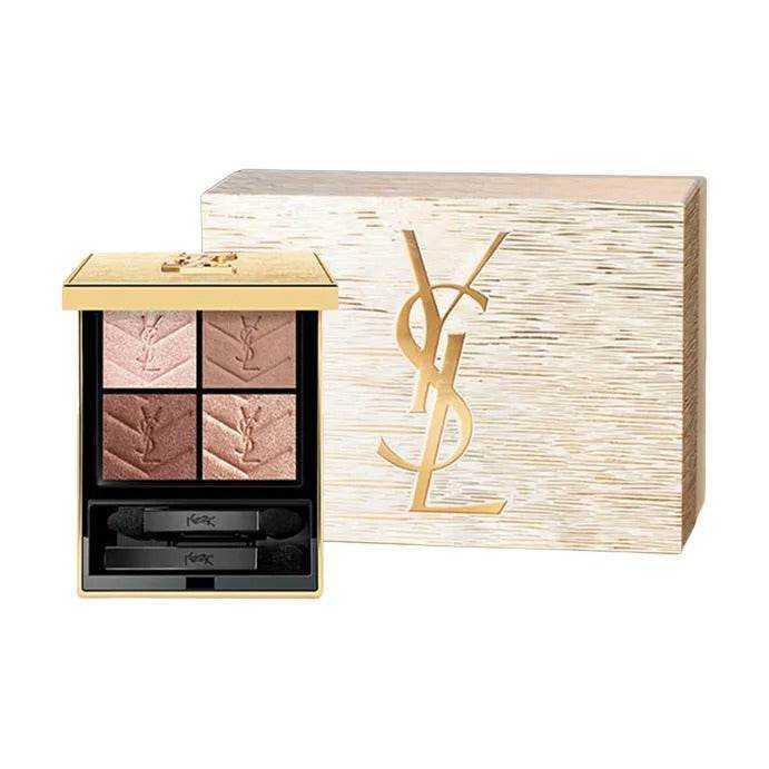 YSL Saint Laurent Limited Edition Quad Eyeshadow Palette Gift Set - Easy to apply, gives a healthy complexion, and doesn't flake. A birthday or New Year's gift for your girlfriend.