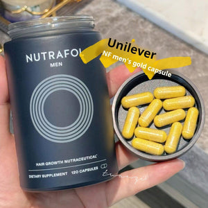 Nutrafol nutraceutical formula designed to support thicker-looking hair and scalp wellness.