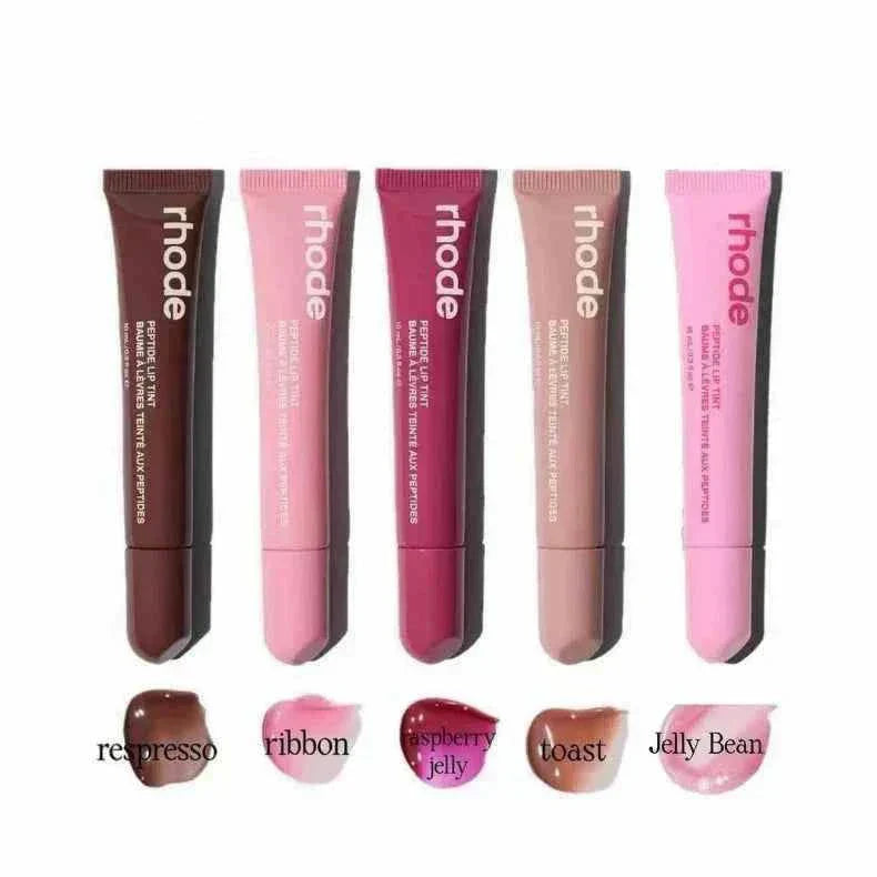 مجموعة شفتينتس مرطب وردي وبني من رود سكين مع خمس درجات ألوان مختلفة