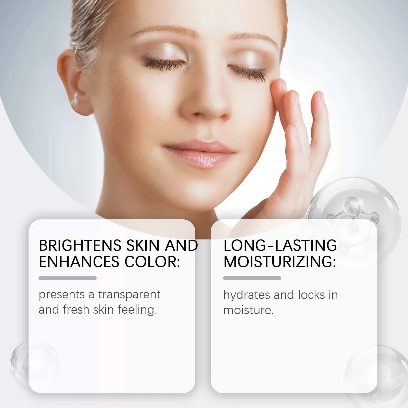 Hoygi Vitamin C Serum Gentle moisturizing locks in moisture and brightens daily skincare beauty serum