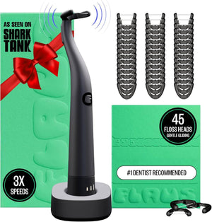 FLAUS Electric Flosser 3-speed 45 replacement head water flosser stick.