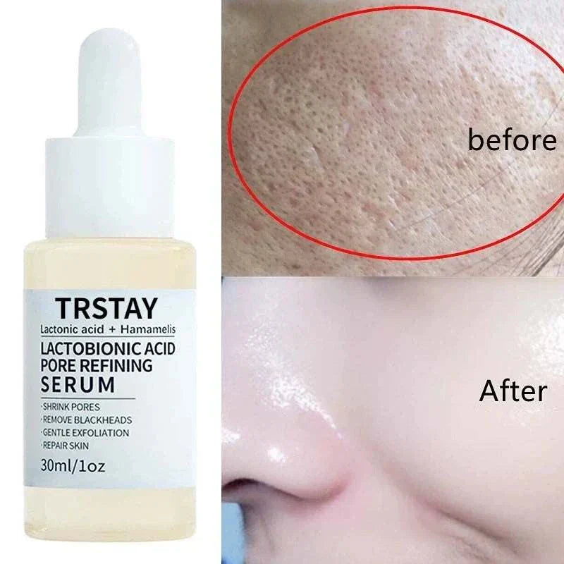 Lactobionic Acid Serum Shrink Pores Moisturizing Essence Liq