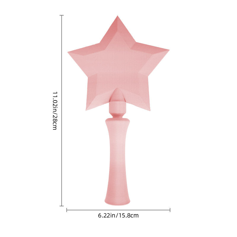 HalloKltty payment stick, star magic wand, 3D printed creative cartoon card holder, transit card swipe fairy wand.
